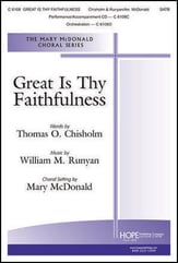 Great Is Thy Faithfulness SATB choral sheet music cover